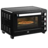 Mini Ofen Toasterofen, 1 Backblech, 1 Grilrost, Timer Funktion, Schwarz