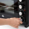 Mini Ofen Toasterofen, 1 Backblech, 1 Grilrost, Timer Funktion, Schwarz