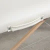Mobile Massageliege 2 Zonen Klappbar Höhenverstellbar Massagetisch 60 Cm Breit Mit Tragetasche Holzfüßen Cremeweiß