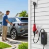 Mobile Wallbox 11kW 8m Typ 2 6–16 A 3 Phasig Ladekabel CEE 16A Auf Typ 2 Mit Einstellbarer Ladeleistung Startzeitvorwahl