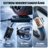 Mobile Wallbox 11kW 8m Typ 2 6–16 A 3 Phasig Ladekabel CEE 16A Auf Typ 2 Mit Einstellbarer Ladeleistung Startzeitvorwahl