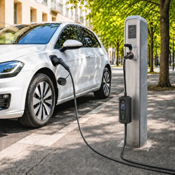 Mobile Wallbox 11kW 8m Typ 2 6–16 A 3 Phasig Ladekabel CEE 16A Auf Typ 2 Mit Einstellbarer Ladeleistung Startzeitvorwahl