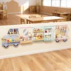 Montessori Druk Bord Sensorisch Speelgoed In Vrachtwagen Ontwerp Vanaf 3 Jaar