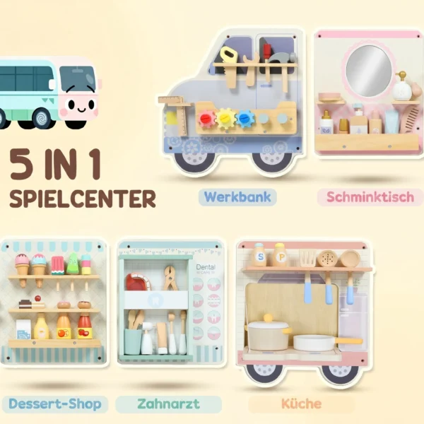 Montessori Druk Bord Sensorisch Speelgoed In Vrachtwagen Ontwerp Vanaf 3 Jaar