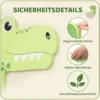 Montessori Motorikbrett Holz Busy Board Dinosaurier Wandmontiertes Mit Xylophon Uhr Zahnrädern Klangstäbe