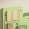 Montessori Motorikbrett Holz Busy Board Dinosaurier Wandmontiertes Mit Xylophon Uhr Zahnrädern Klangstäbe