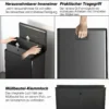 Mülleimer Küche 45 Liter Treteimer Küchenmülleimer Mit Soft Close Deckel, Herausnehmbarem Innenbehälter