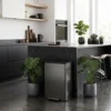 Mülleimer Küche 45 Liter Treteimer Küchenmülleimer Mit Soft Close Deckel, Herausnehmbarem Innenbehälter