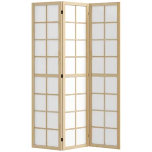 Opvouwbare Ruimteverdeler, Vrijstaande Privacybescherming Voor Woonkamer, Slaapkamer, Kantoor, 120 X 170 Cm