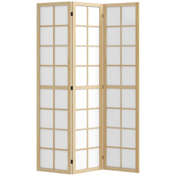 Opvouwbare Ruimteverdeler, Vrijstaande Privacybescherming Voor Woonkamer, Slaapkamer, Kantoor, 120 X 170 Cm