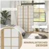 Opvouwbare Ruimteverdeler, Vrijstaande Privacybescherming Voor Woonkamer, Slaapkamer, Kantoor, 120 X 170 Cm
