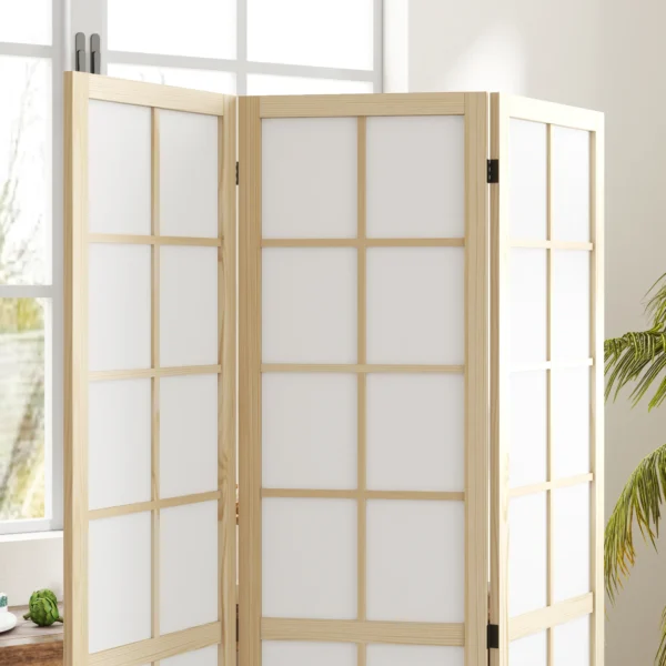 Opvouwbare Ruimteverdeler, Vrijstaande Privacybescherming Voor Woonkamer, Slaapkamer, Kantoor, 120 X 170 Cm