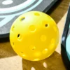 Pickleball Set Mit 4 Schlägern, 4 Bällen, Tragetasche, Leicht Und Robust, Blau+Schwarz