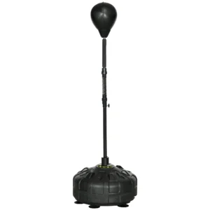 Punchingball, Boxständer, Höhenverstellbar 145 180 Cm, Befüllbare Basis, Schwarz
