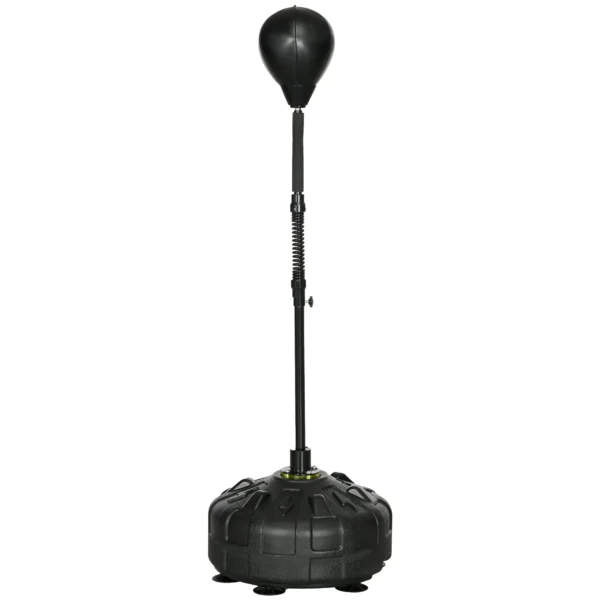 Punchingball, Boxständer, Höhenverstellbar 145 180 Cm, Befüllbare Basis, Schwarz