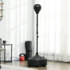 Punchingball, Boxständer, Höhenverstellbar 145 180 Cm, Befüllbare Basis, Schwarz