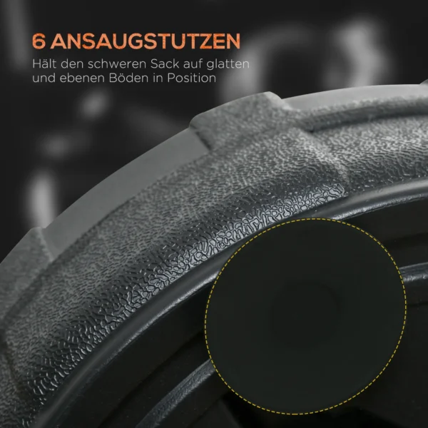 Punchingball, Boxständer, Höhenverstellbar 145 180 Cm, Befüllbare Basis, Schwarz
