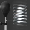 Punchingball Mit Reflexstange, Höhenverstellbar 160 205 Cm, Befüllbare Basis, Inkl. Luftpumpe, Schwarz