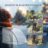 Regenschutz Für Kinderfahrradanhänger, Mit Fenster, 76 X 61 X 61 Cm, Transparent