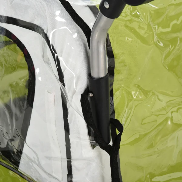 Regenschutz Für Kinderfahrradanhänger, Mit Fenster, 76 X 61 X 61 Cm, Transparent