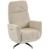 Relaxsessel Elektrisch Verstellbar Fernsessel Mit Liegefunktion, 2 Motoren Drehbar TV Sessel Mit USB Anschluss