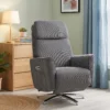 Relaxsessel Elektrisch Verstellbar Fernsessel Mit Liegefunktion, 2 Motoren Drehbar TV Sessel Mit USB Anschluss