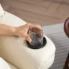 Relaxsessel Mit Liegefunktion Fernsehsessel Mit Seitentasche, Becherhalter Für Wohnzimmer Schlafzimmer Creme