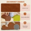 Schaumstoff Bausteine 5 tlg. Softbausteine Kinder Bausteinset Mit Cord Optik Rutschfestem Boden Bunt