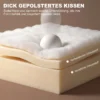 Schlafsessel 2 in 1 Mit Bettfunktion, Schlafsofa Mit 2 Waschbaren Kissen, Seitentaschen Für Wohnzimmer, Schlafzimmer