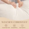 Schommelstoel Schommelstoel Met Verstelbare Voetensteun Rugleuning Lendenkussen Voor Woonkamer, Slaapkamer, Crème