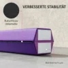 Schwebebalken 236 Cm, Faltbar, Rutschfester Boden, Für 3+ Jahre, Bis 80 Kg, Violett+Rosa