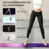 Schwebebalken 236 Cm, Faltbar, Rutschfester Boden, Für 3+ Jahre, Bis 80 Kg, Violett+Rosa