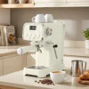 Siebträgermaschine 20 Bar Espressomaschine Mit Milchaufschäumer Und 1,2L Abnehmbaren Wassertank Für Espresso