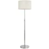 Stehlampe Mit Fernbedienung, Höhenverstellbar, Stoffschirm, Metallständer, Anpassbare Helligkeit, Fußschalter, Beige