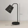 Tafellampenset, 2 Stuks, Moderne Lampen Met USB A En USB C aansluiting Voor Slaapkamer, Woonkamer & Kantoor, Zwart