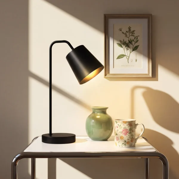 Tafellampenset, 2 Stuks, Moderne Lampen Met USB A En USB C aansluiting Voor Slaapkamer, Woonkamer & Kantoor, Zwart
