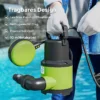 Tauchpumpe Teichpumpe Wasserpumpe Mit Schwimmschalter Springbrunnen 400W 9000L/h 16 X 14 X 27 Cm Grün