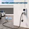 Typ 2 EV Ladekabel, 11 KW, 16 A, Mode 3, 3 Phasen, 5 M – Verlängerungskabel Für Elektroautos & Plug in Hybride