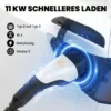 Typ 2 EV Ladekabel, 11 KW, 16 A, Mode 3, 3 Phasen, 5 M – Verlängerungskabel Für Elektroautos & Plug in Hybride