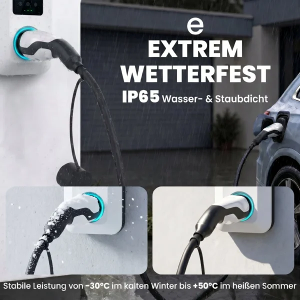 Typ 2 EV Ladekabel, 11 KW, 16 A, Mode 3, 3 Phasen, 5 M – Verlängerungskabel Für Elektroautos & Plug in Hybride