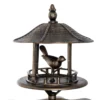Vogeltränke Vogelbad Vintage Design, Wetterbeständig,50cm × 50cm × 113cm, Messing