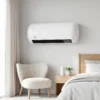 Wand Heizlüfter 2000W Keramik Wandheizgerät Mit Ventilator, 2 Leistungsstufen, LED Display, Thermostat, Weiß