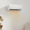 Wand Heizlüfter 2000W Keramik Wandheizgerät Mit Ventilator, 2 Leistungsstufen, LED Display, Thermostat, Weiß
