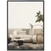 Wandspiegel Rechteckig 76 X 101 Cm, Schwarzer Holzrahmen, Ideal Für Badezimmer, Wohnzimmer Oder Schlafzimmer