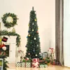 Weihnachtsbaum 180 Cm, Hoch Realistisch, 380 Zweige, Feuerfest, Stabile Basis, Grün