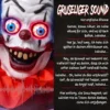 167 Cm Lebensgroße Animierte Halloween Clown Deko Mit Sound & Berührungsaktivierung