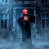 170 Cm Halloween Animierte Sensenmann Deko Mit Sound Und Berührungsaktivierung, Leuchtenden Augen Und Brustkorb