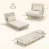 2 in 1 Sessel, Relaxsessel, Gästebett, 72 Cm X 78 Cm X 79 Cm, Grau