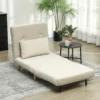 2 in 1 Sessel, Relaxsessel, Gästebett, 72 Cm X 78 Cm X 79 Cm, Grau
