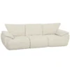 3 zitsbank, 260 Cm, Chenille, Modulaire Bank Zonder Frame Met Extra Brede, Diepe Zitting, Brede Armleuningen